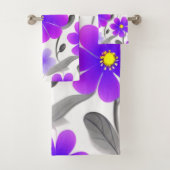 Élégant chic élégant violet floral (En situation)