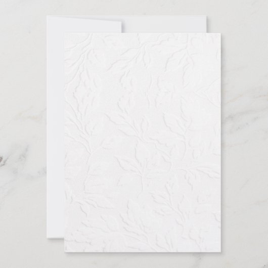 Élégant chic et Faire-part de mariage moderne (Dos)