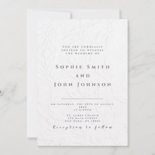 Élégant chic et Faire-part de mariage moderne