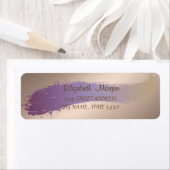 Élégant Chic, Étiquette de adresse de pointes de b (En situation)