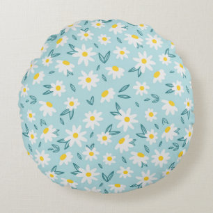 Elegant chic floral rond kussen