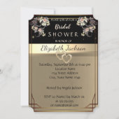 Elegant Chic Flowers Vrijgezellenfeest Kaart (Voorkant)