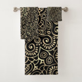 Elégant Chic Gold Mandala (En situation)