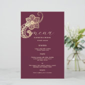 Elegant Chic Gold Paisley (Staand voorkant)