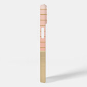 Elegant Chic Gold Striped Case-Mate iPhone Case (Achterkant / Rechts)