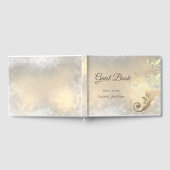 Elegant Chic Gold Swirls Wedding Gastenboek (Volledig)