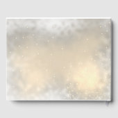 Elegant Chic Gold Swirls Wedding Gastenboek (Achterkant)