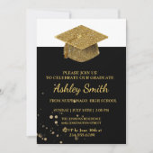 Élégant Chic Graduation Invitation (Devant)