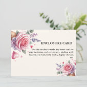 Elegant & Chic ijs ze is geschept Kaart (Staand voorkant)