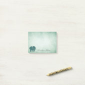 Elegant chic lady oliephant  post-it® notes (Op bureau)