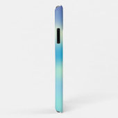 Elegant Chic Lotus Blue Holographic Case-Mate iPhone Case (Achterkant/rechts)