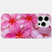 Elegant Chic Pastel Pink Hawaiian Plumeria Flowers Case-Mate iPhone Case (Achterkant (horizontaal))