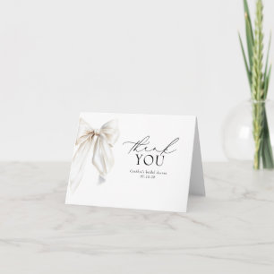 Élégant Chic Romantique Arc Blanc Merci