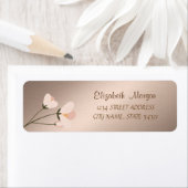 Élégant chic romantique, Étiquette de adresse de f (En situation)