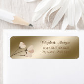 Élégant chic romantique, Étiquette de adresse de f (En situation)