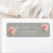 Élégant Chic Romantique Rose Étiquette de adresse (En situation)