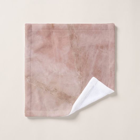 Elégant Chic Rose Quartz Crystal (Gant de toilette)