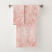 Elégant chic rose quartz parties scintillant marbr (En situation)