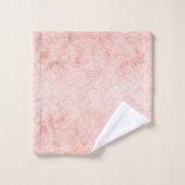 Elégant chic rose quartz parties scintillant marbr (Gant de toilette)