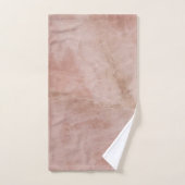 Elegant Chic roze Rose Quartz Crystal Bad Handdoek (Handdoek)