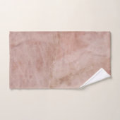 Elegant Chic roze Rose Quartz Crystal Bad Handdoek (Handdoek)