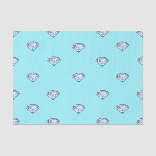 Elegant Chic Shiny Diamonds Girly Tissuepapier (Voorkant)