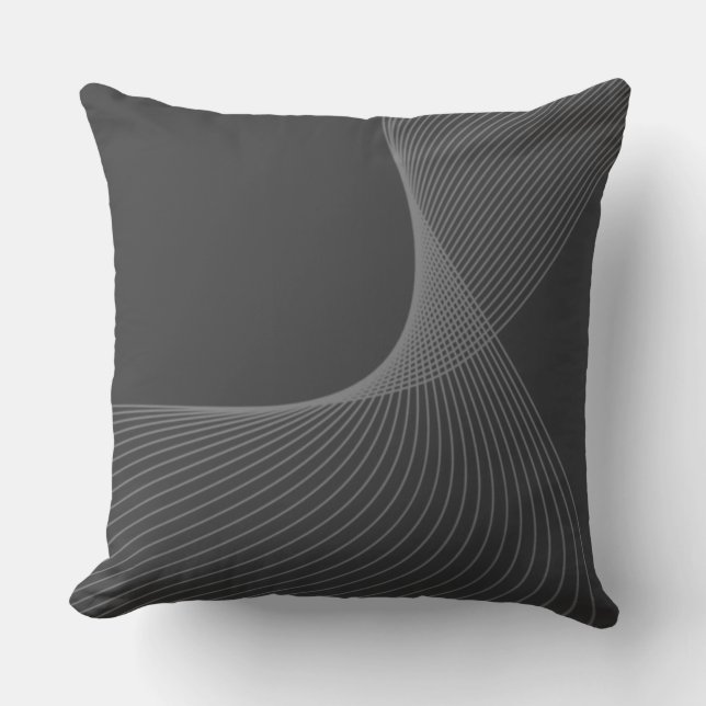 Elegant, chic, simple, modern graphic pattern art kussen (Voorkant)