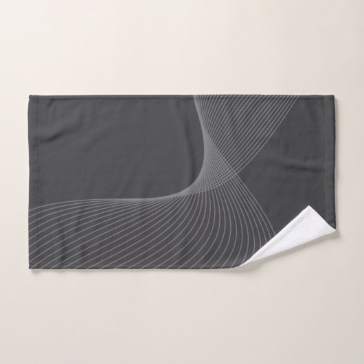 Elégant, chic, simple, moderne motif graphique (Serviette à main)
