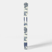 Elegant  Chic Soft Blue Horse Toile Case-Mate iPhone Case (Achterkant / Rechts)