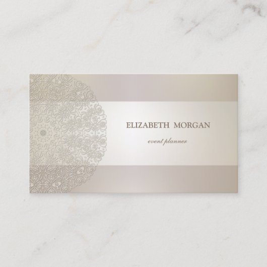 Elegant Chic Sophisticated, Lace Visitekaartje (Voorkant)