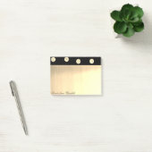 Elegant Chic Stylish Gold Glitter-Stippen Post-it® Notes (Kantoor)
