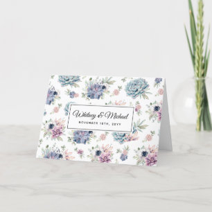 Elegant Chic Succulent Florals Evening