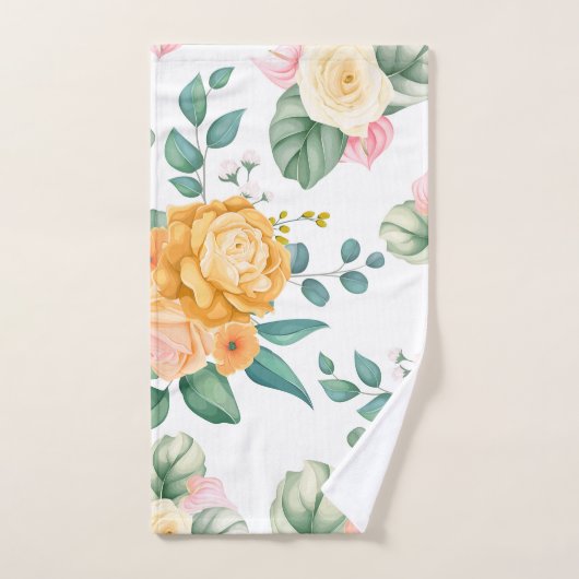 Elégant chic tendance orangé (Serviette à main)