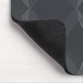 Elegant, chic, weelderig, single line pattern muismat (Hoek)