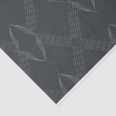 Elegant, chic, weelderig, single line pattern tissuepapier (Detail)