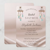 Elegant Chic Wind Chimes Vrijgezellenfeest Kaart (Voorkant / Achterkant)