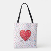 Elegant Chick Valentijns Gift Bag met hart Draagtas (Achterkant)