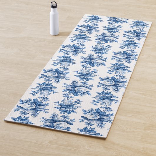 Elegant  China Blue Rozen Yogamat (In situ)