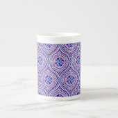 Élégant Chine Mug violet, bleu, Motif d'oignon bla (Devant)