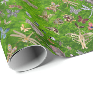 Elegant Chinees Glossy Wrapping Paper Cadeaupapier