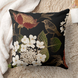 Elegant Chinoiserie geïnspireerde Floral Blooms Kussen