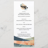 Elegant Chinoiseries Asian Wedding Menu (Voorkant)