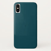 Elegant chique blauw Blauwgroen Case-Mate iPhone Case (Achterkant)