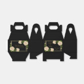 Elegant Chique Corner Ivoor Rozen Boeketten Bruilo Bedankdoosjes (Uitgevouwen)