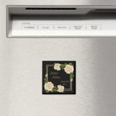 Elegant Chique Corner Ivoor Rozen Boeketten Bruilo Magneet (Insitu (Vaatwasser))