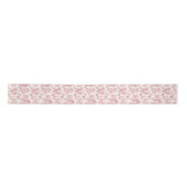 Elegant chique licht roze toile herten bos lint (Voorkant)