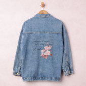 Elegant chique Roos bruiloft Denim Jacket (Hangar)