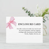 Elegant & chique roze boog blush lint behuizing kaart (Staand voorkant)