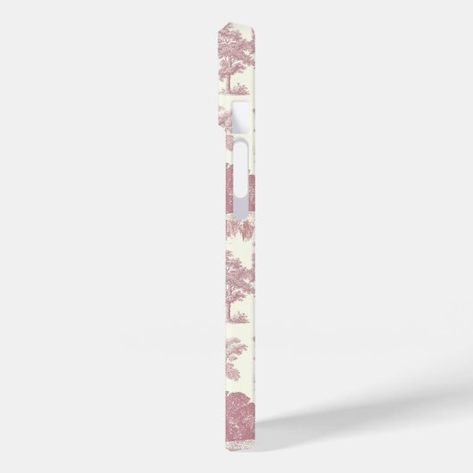 Elegant chique roze paardentoilet Case-Mate iPhone case (Achterkant / Links)