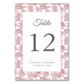 Elegant  chique roze paardentoilet kaart (Achterkant)